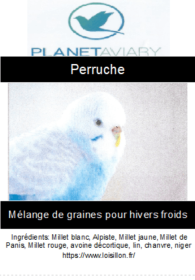 mélange graines pour perruches
