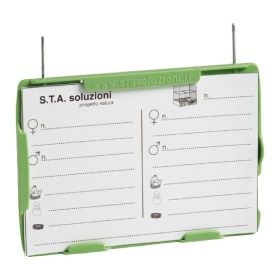 Support carte élevage avec crochets