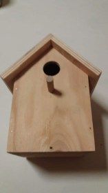 Nichoir bois pour oiseau du jardin