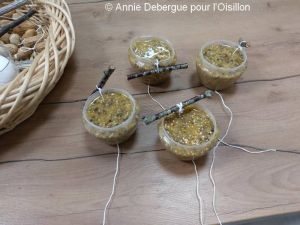 Mangeoire pour oiseaux de la nature